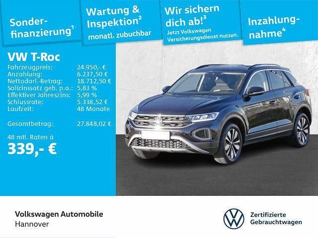 Gebraucht VW T-Roc Move 150 PS (110 kW) 2023 Deep black perleffekt SUV
