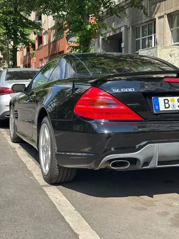Gebraucht Mercedes SL600 500 PS (367 kW) 2004 Schwarz Cabrio