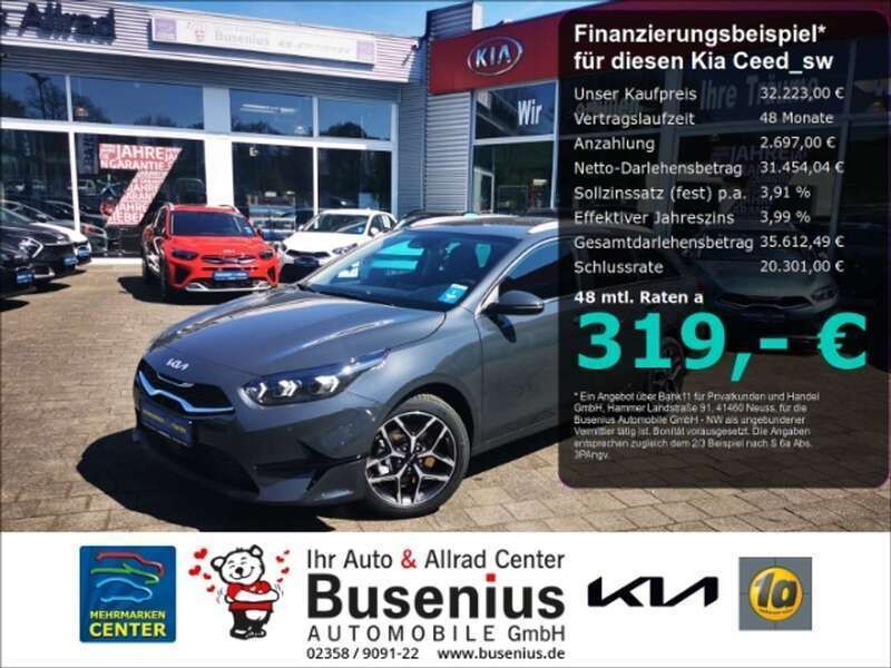 Grau Neu 2025 Kia Ceed Sportswagon Style Kombi | 32.223 € (Teuer) - Bild 1/4