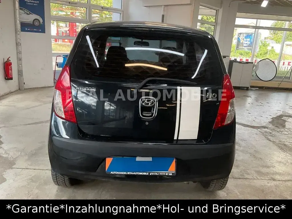 Gebraucht Hyundai i10 67 PS (49 kW) 2008 Schwarz Kleinwagen