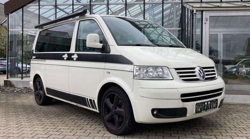 Grauweiß r9002 Gebraucht 2008 VW T5 Startline Van | 13.480 € - Bild 1/4