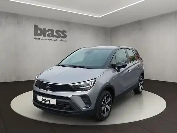 Quarz silber (metallic) Gebraucht 2021 Opel Crossland Edition SUV | 12.950 € (Fairer Preis) - Bild 1/4