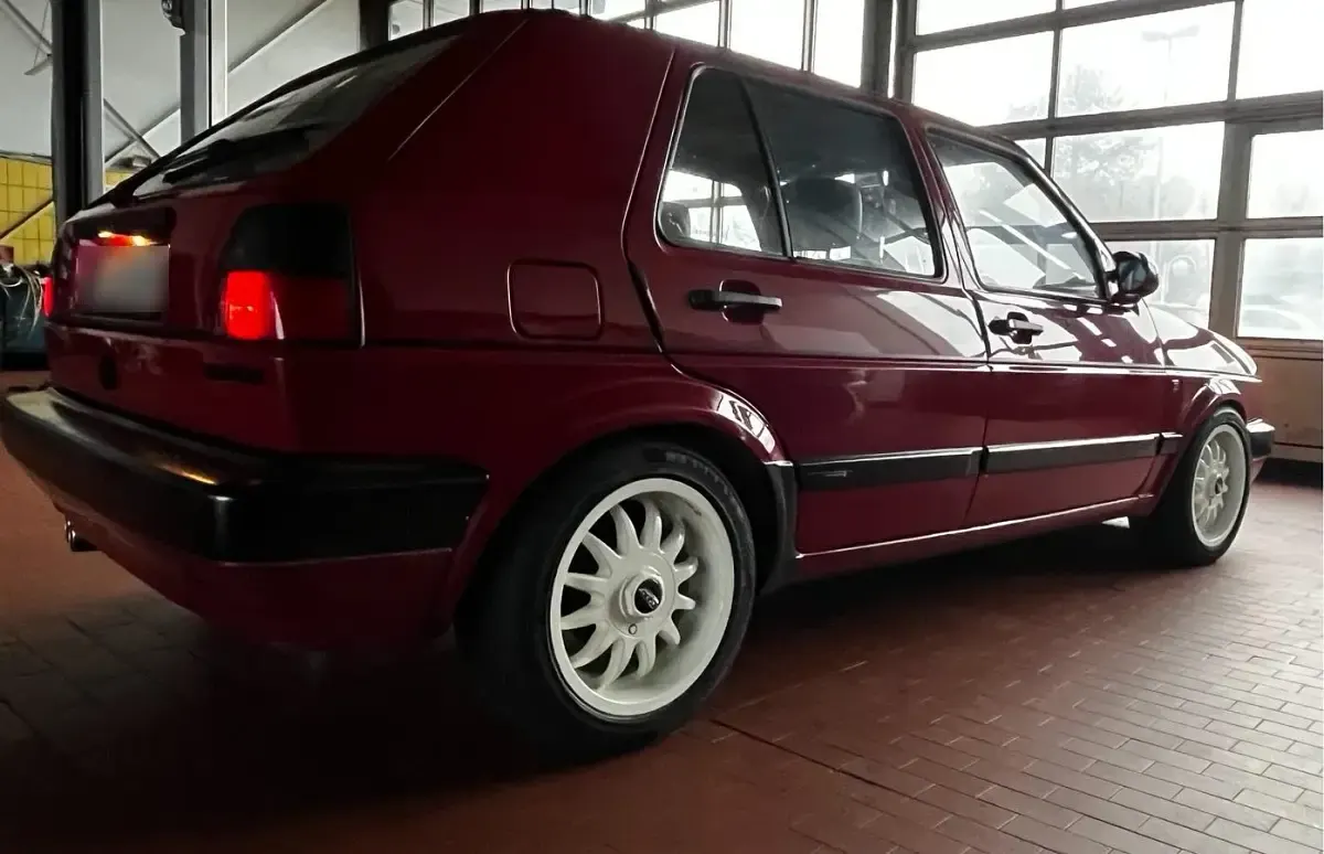 Brugt VW Golf II 58 HK (42 kW) 1990 Rød Hatchback