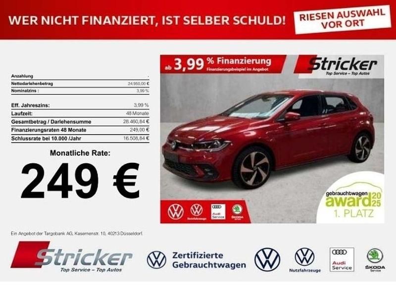 Kings red metallic (metallic) Gebraucht 2024 VW Polo GTI Kleinwagen | 24.950 € (Guter Preis) - Bild 1/3