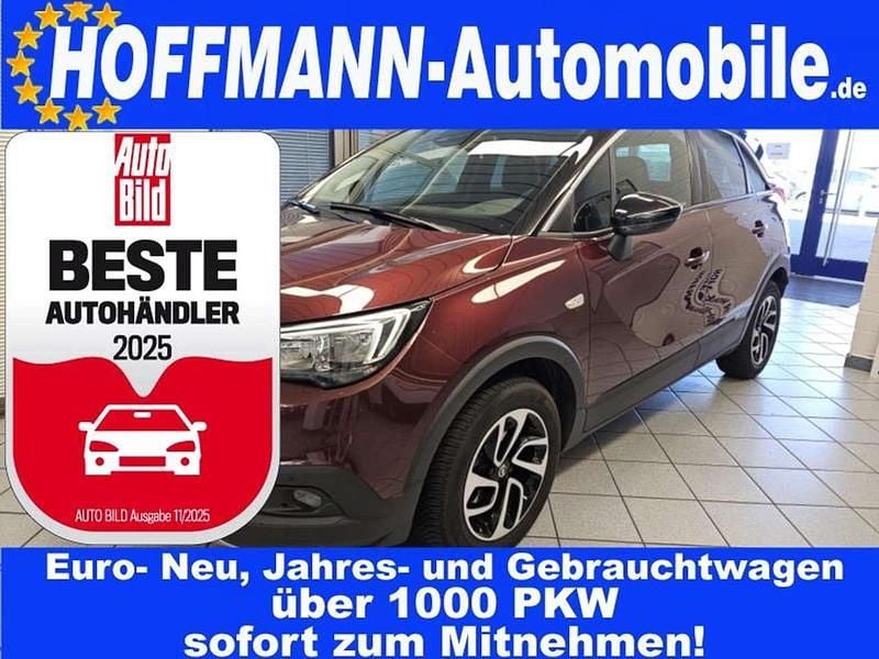 Weinrot (metallic) Gebraucht 2018 Opel Crossland X Edition SUV | 9.800 € (Guter Preis) - Bild 1/3