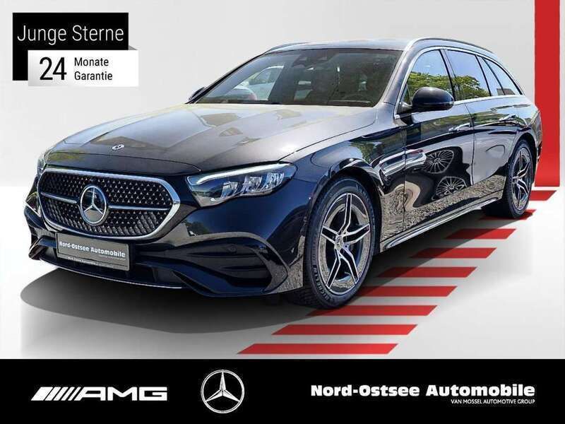 Metalliclack graphitgrau Gebraucht 2024 Mercedes E220 AMG Kombi | 51.990 € (Guter Preis) - Bild 1/4