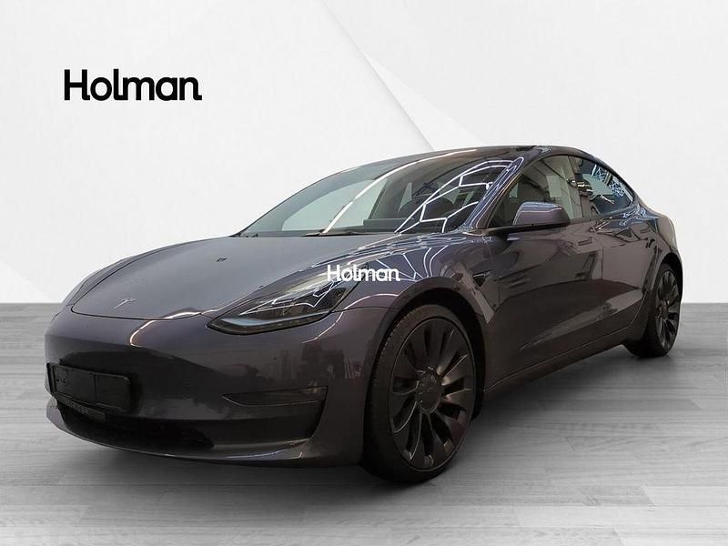 Grau Gebraucht 2022 Tesla Model 3 Performance Limousine | 32.843 € (Fairer Preis) - Bild 1/4