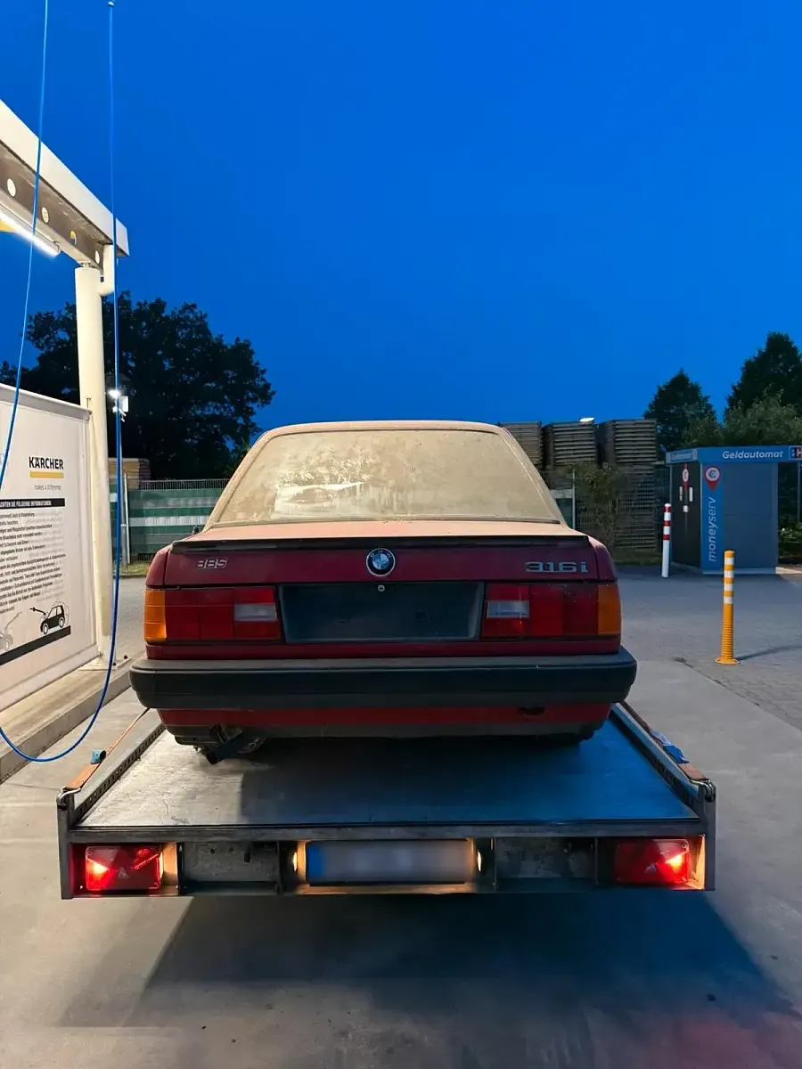 Gebraucht BMW 316 102 PS (75 kW) 1987 Rot Coupé