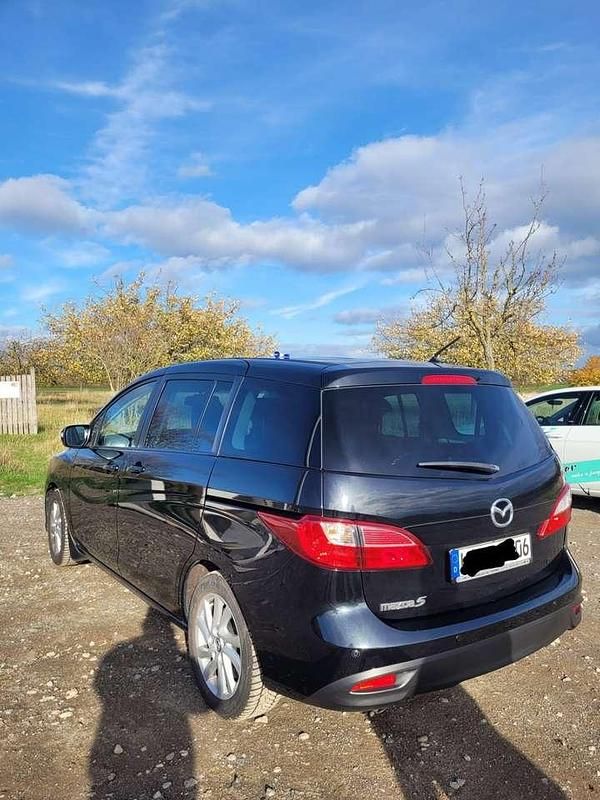 Gebraucht Mazda 5 Prime-Line 116 PS (85 kW) 2014 Schwarz Van / Kleinbus