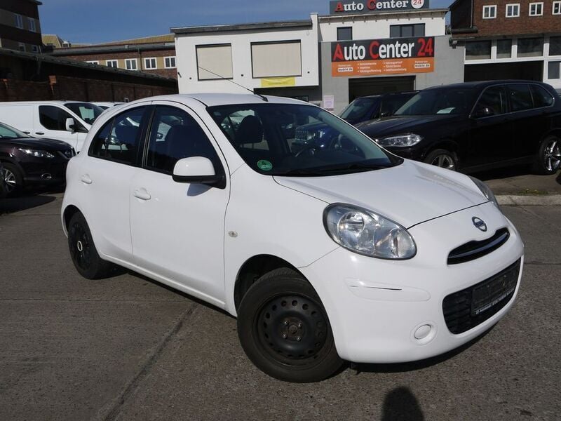 Weiß Gebraucht 2013 Nissan Micra Kleinwagen | 5.499 € (Fairer Preis) - Bild 1/4