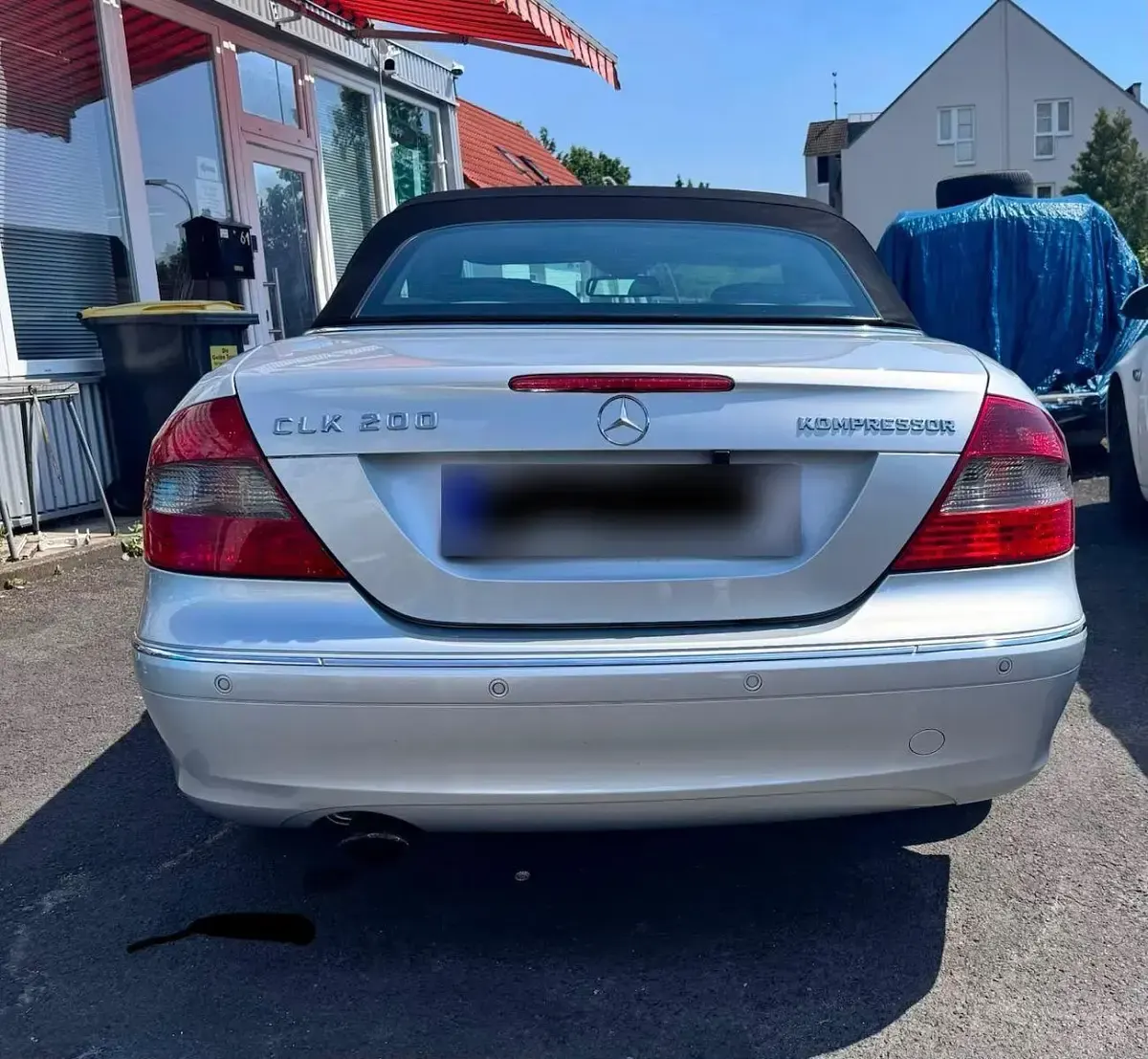 Gebraucht Mercedes CLK200 184 PS (135 kW) 2006 Silber Cabrio