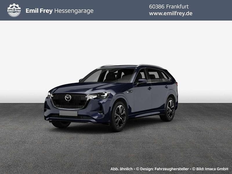 Blau Neu 2025 Mazda CX-80 Takumi-Line SUV | 62.690 € (Fairer Preis) - Bild 1/3