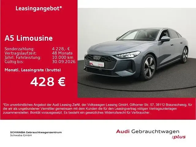 Gebraucht Audi A5 Sport 204 PS (150 kW) 2025 Horizontblau metallic Limousine