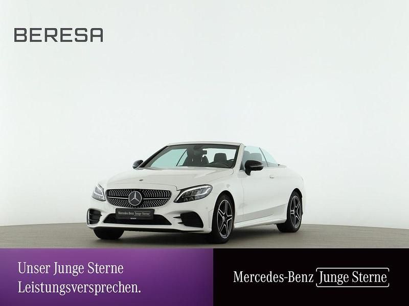 Weiß Gebraucht 2020 Mercedes C220 AMG Cabrio | 37.980 € (Etwas zu teuer) - Bild 1/3
