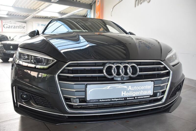 Grau Gebraucht 2017 Audi A5 Sportback S-Line Limousine | 17.980 € (Fairer Preis) - Bild 1/4