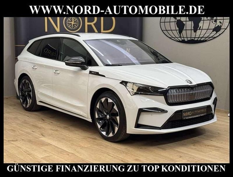 Gebraucht Skoda Enyaq iV SportLine 194 kW (265 PS) 2022 Moonweiss metallic (metallic) SUV