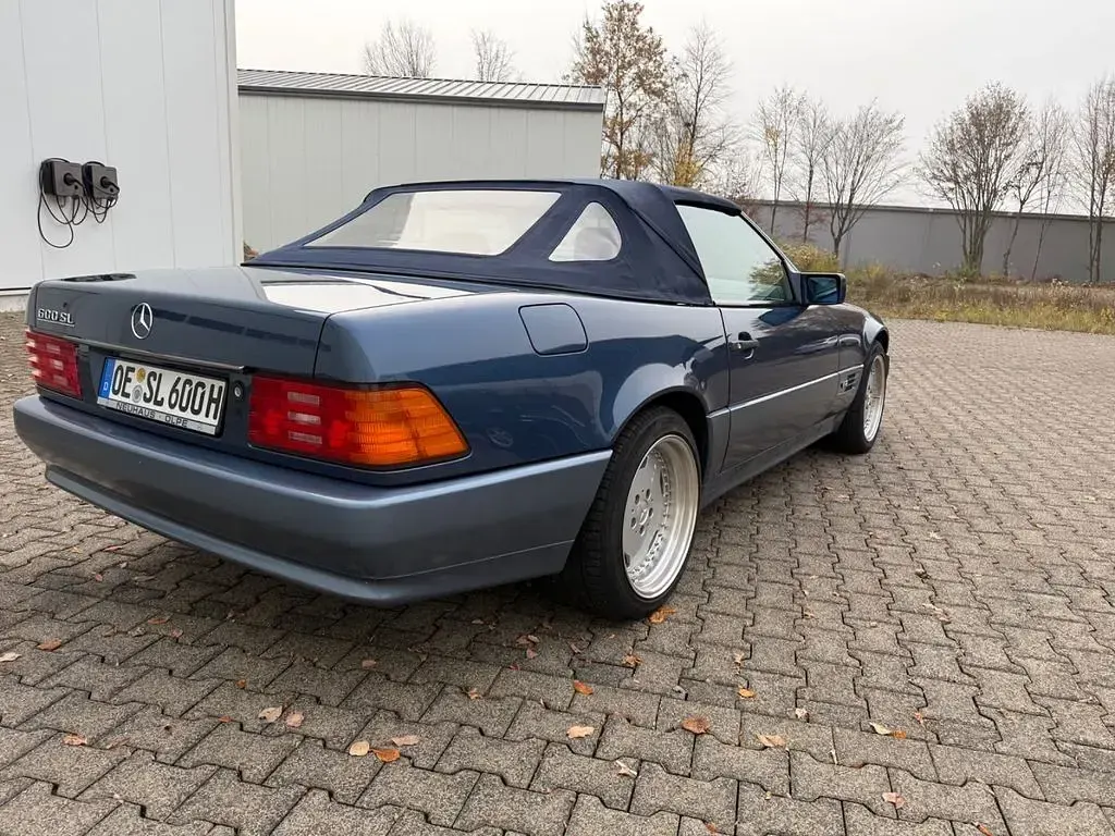 Gebraucht Mercedes SL600 394 PS (289 kW) 1992 Blau Cabrio