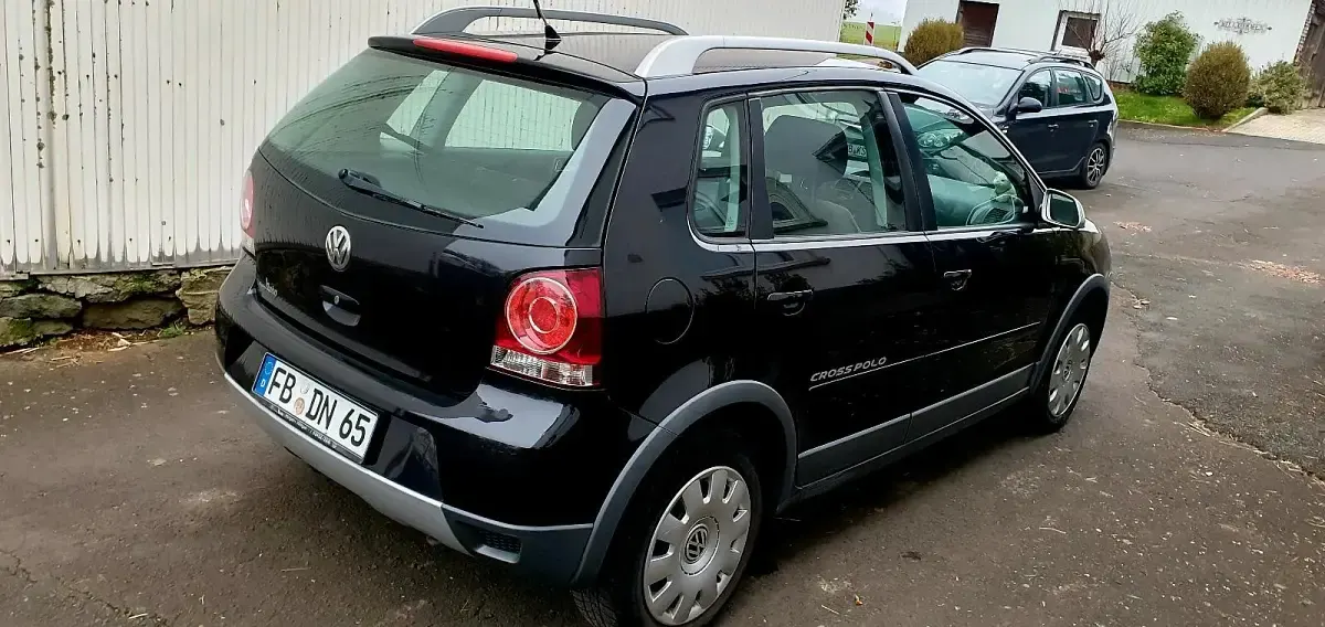 Gebraucht VW Polo Cross 80 PS (58 kW) 2007 Schwarz Kleinwagen