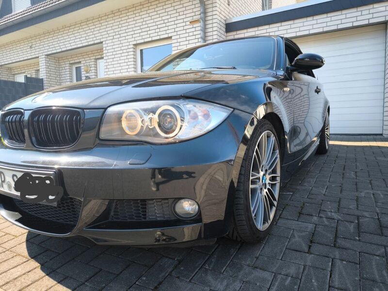 Schwarz Gebraucht 2009 BMW 125 Cabriolet M Sport Cabrio | 14.800 € (Fairer Preis) - Bild 1/4