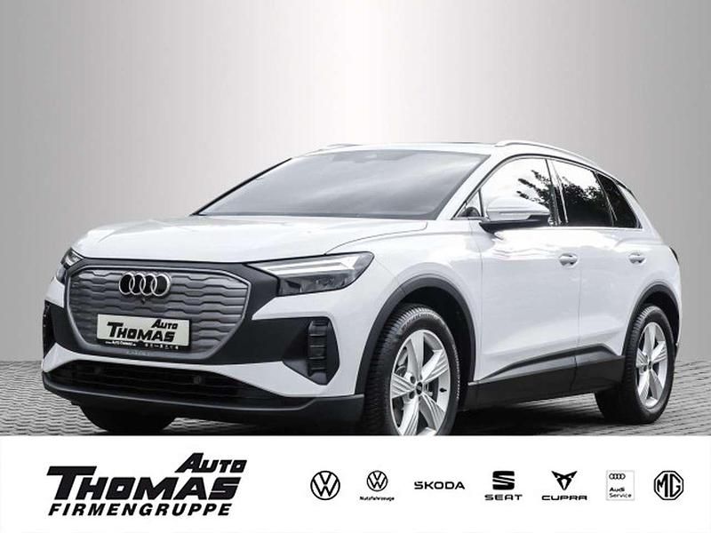 Gletscherweiß metallic Gebraucht 2022 Audi Q4 e-tron Basis SUV | 27.989 € (Fairer Preis) - Bild 1/3