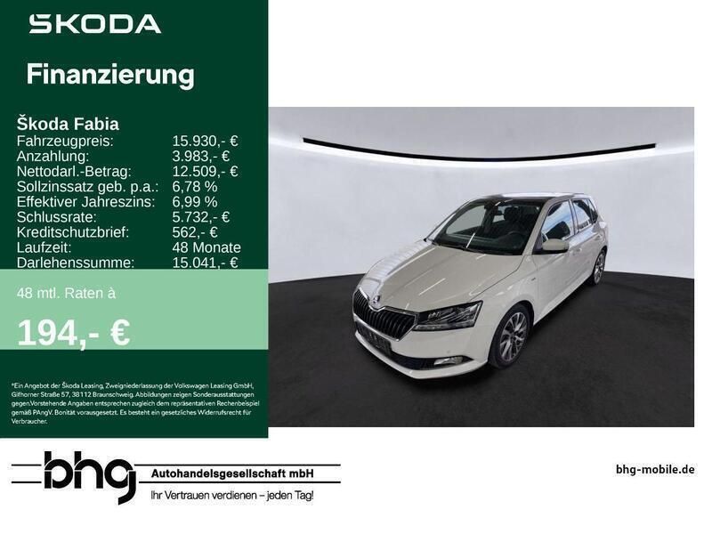 Weiß Gebraucht 2021 Skoda Fabia Best of Limousine | 15.929 € (Etwas zu teuer) - Bild 1/4