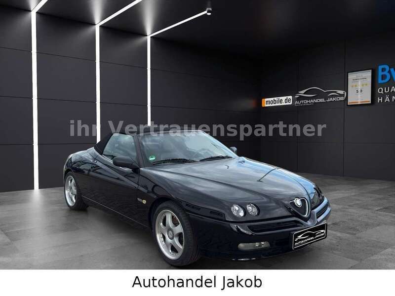 Schwarz Gebraucht 2000 Alfa Romeo Spider Cabrio | 10.999 € (Teuer) - Bild 1/4
