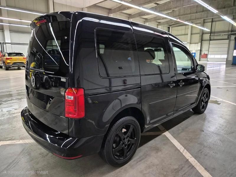 Gebraucht VW Caddy 131 PS (96 kW) 2019 Schwarz Van / Kleinbus
