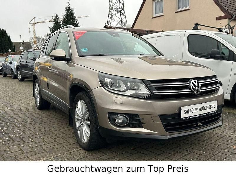 Beige Gebraucht 2015 VW Tiguan Sportline SUV | 14.990 € (Fairer Preis) - Bild 1/4