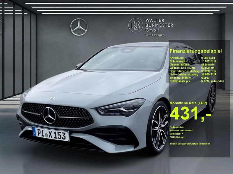 Grau Gebraucht 2025 Mercedes CLA200 Shooting Brake AMG Kombi | 39.950 € - Bild 1/4