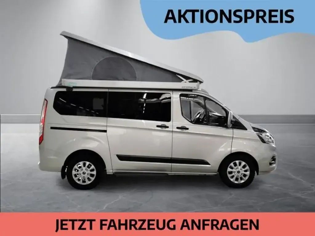 Gebraucht Ford Transit Custom Nugget 185 PS (136 kW) 2022 Silber Van / Kleinbus