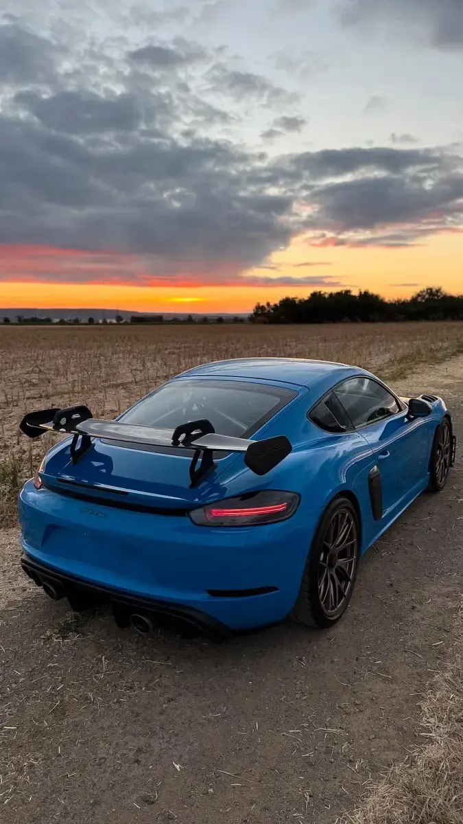 Gebraucht Porsche 718 500 PS (367 kW) 2022 Blau Coupé
