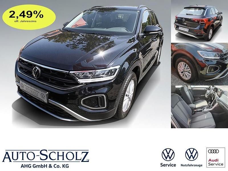 Schwarz Gebraucht 2024 VW T-Roc Life SUV | 22.480 € (Guter Preis) - Bild 1/4