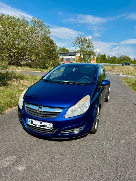 Blau Gebraucht 2009 Opel Corsa Limousine | 3.300 € (Fairer Preis) - Bild 1/4