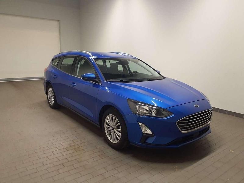 Gebraucht Ford Focus Titanium 125 PS (91 kW) 2021 Dynamicblau metallic Kombi