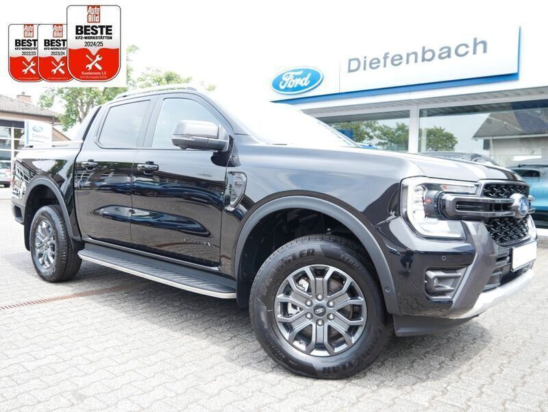 Schwarz Neu 2025 Ford Ranger Wildtrack Abholung | 52.600 € (Superpreis) - Bild 1/3