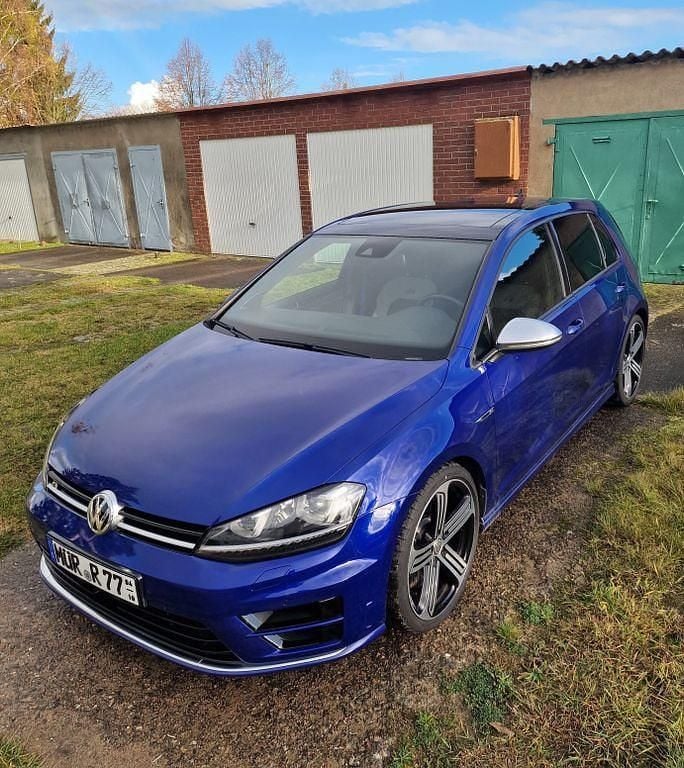 Blau Gebraucht 2014 VW Golf VII R Limousine | 26.500 € - Bild 1/4