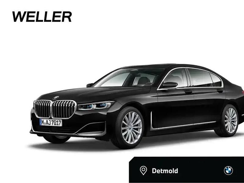 Black sapphire (schwarz) Gebraucht 2022 BMW 740 Comfort Edition Limousine | 54.850 € (Fairer Preis) - Bild 1/4