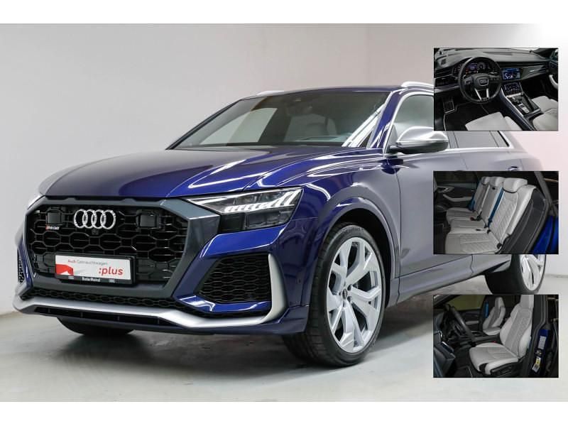Navarrablau metallic (metallic) Gebraucht 2020 Audi RS Q8 Ambiente SUV | 82.610 € (Superpreis) - Bild 1/4