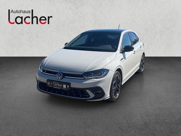Grau (ascotgrau schwarz) Neu 2025 VW Polo R-line Limousine | 32.621 € (Teuer) - Bild 1/4