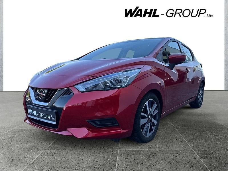 Rot Gebraucht 2018 Nissan Micra Acenta Kleinwagen | 8.980 € (Guter Preis) - Bild 1/4