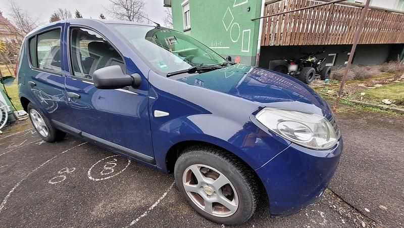 Gebraucht Dacia Sandero 75 PS (55 kW) 2009 Blau Kleinwagen
