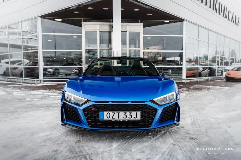 Gebraucht Audi R8 Spyder Performance 620 PS (456 kW) 2019 Blau Cabrio
