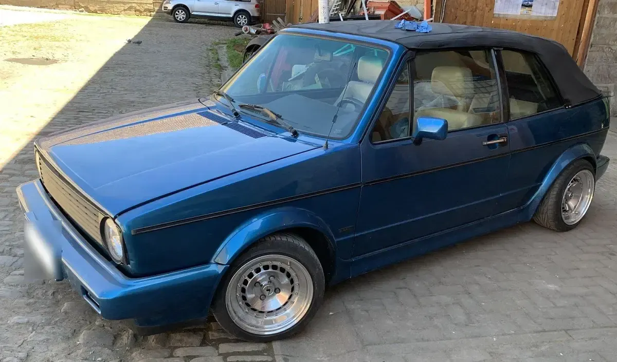 Gebraucht VW Golf Cabriolet Karmann 98 PS (72 kW) 1991 Blau Cabrio