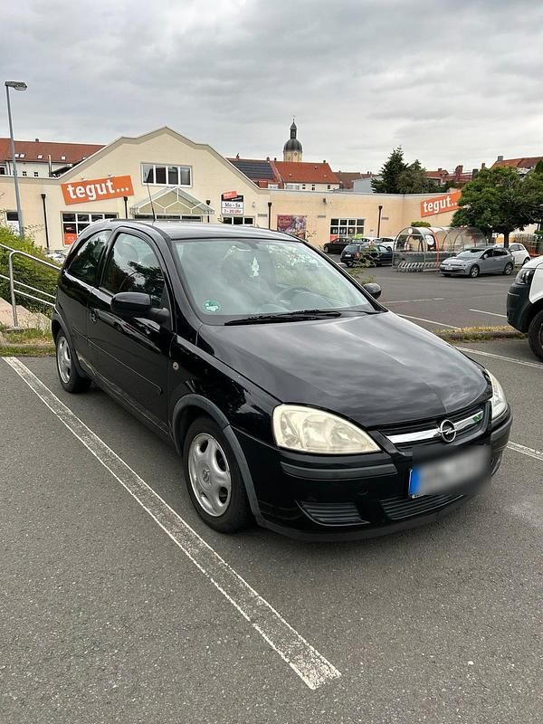 Schwarz Gebraucht 2004 Opel Corsa Kleinwagen | 750 € (Superpreis) - Bild 1/4