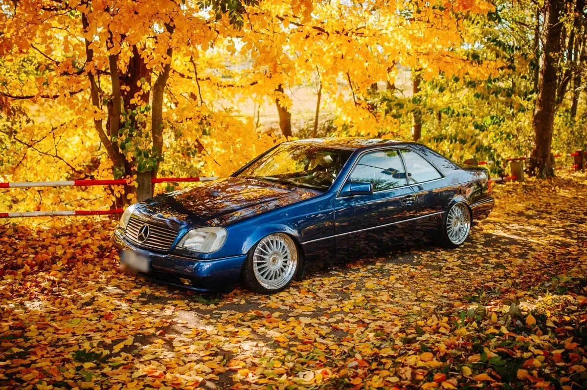 Gebraucht Mercedes SL500 320 PS (235 kW) 1994 Blau Coupé