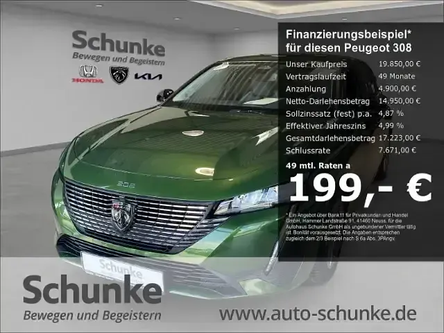 Gebraucht Peugeot 308 Allure 131 PS (96 kW) 2024 Limousine