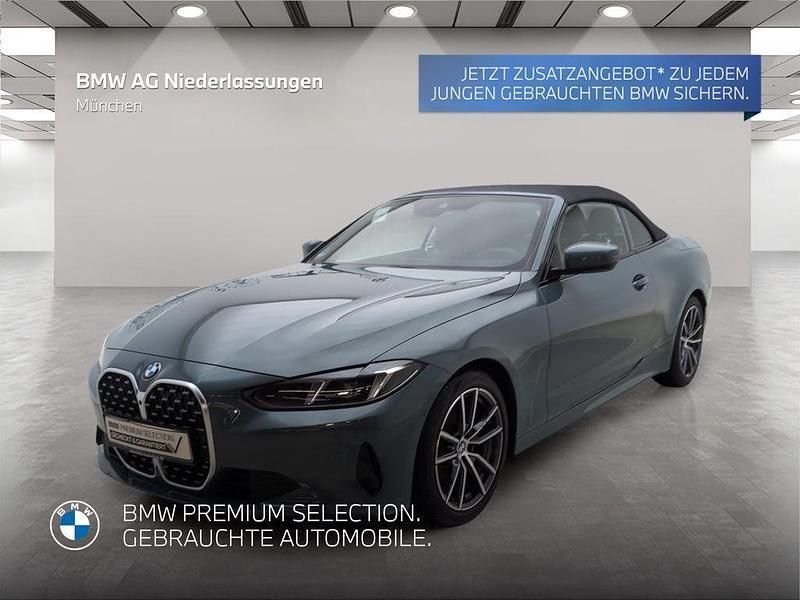Grün Gebraucht 2024 BMW 420 Comfort Edition Cabrio | 48.907 € - Bild 1/2