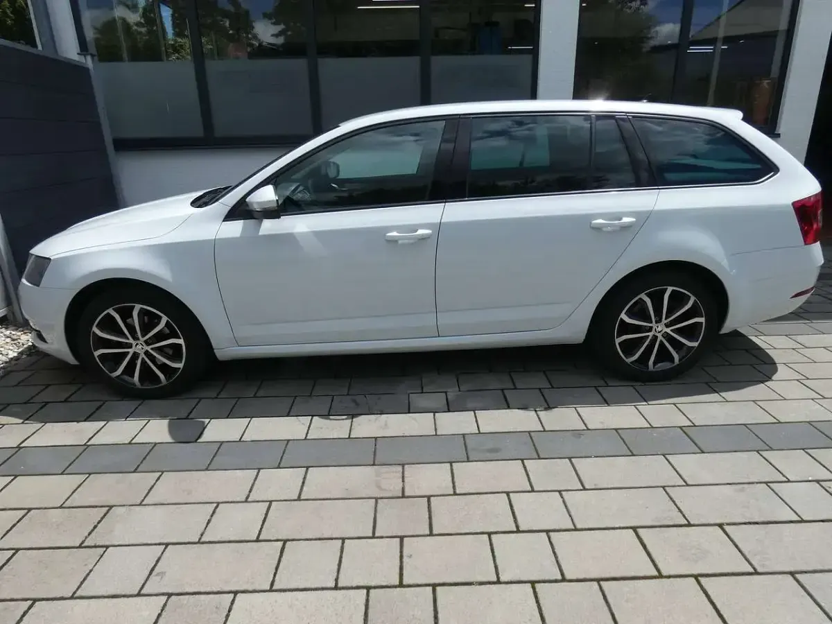 Gebraucht Skoda Octavia Soleil 116 PS (85 kW) 2020 Moonweiss metallic Kombi
