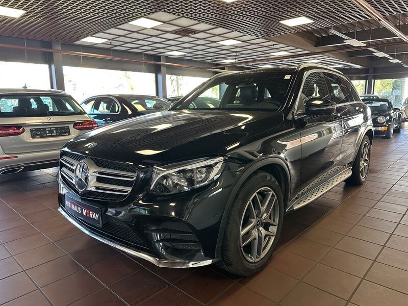 Obsidianschwarz metalliclack Gebraucht 2017 Mercedes GLC350 AMG line SUV | 25.900 € (Fairer Preis) - Bild 1/4