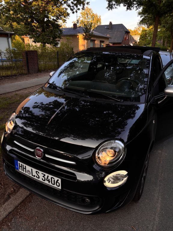 Schwarz Gebraucht 2020 Fiat 500C Rockstar Cabrio | 14.300 € (Etwas zu teuer) - Bild 1/4
